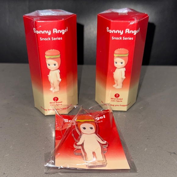 Sonny Angel Snack Series Collectible Set of Two w/ SA Clip, Packaging Sealed - Picture 1 of 2